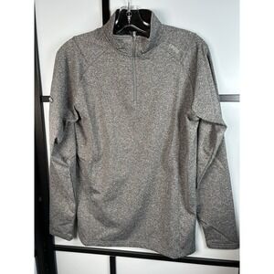 Unrl Elite II Golf Men Quarter Zip Pullover Gray Size small long Sleeves